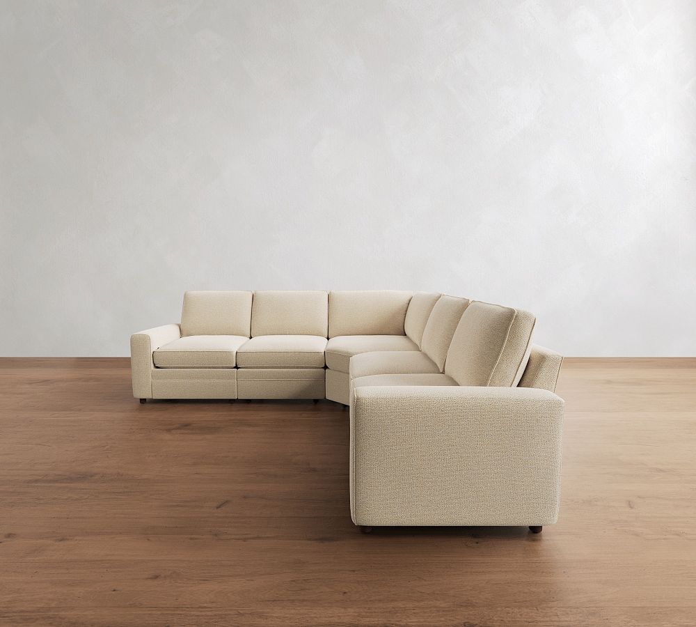 Pearce Square Arm Power Reclining L-Shaped Sectional (116") by Pottery Barn