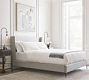 Jake Upholstered Platform Bed with Metal Legs