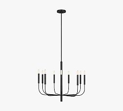 Open Box: Lilliana Metal Chandelier (30") - Aged Iron