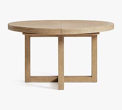 Open Box: Portola Round Extendable Dining Table (54"-74") - Seadrift