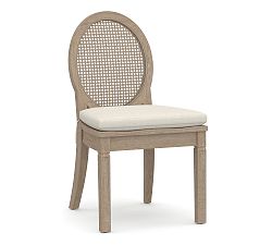 Open Box: Sausalito Dining Chair Cushion Only - Performance Slub Weave, Linen Valdese