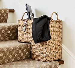 Seagrass Handcrafted Staircase Basket