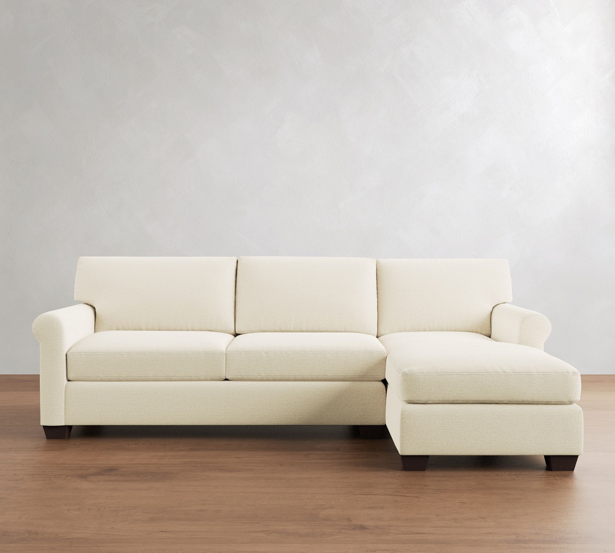 York Roll Arm Chaise Sleeper Sectional (119") - thumbnail 7