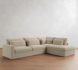 Westwood Roll Arm Deep Seat Return Bumper Sectional (125"-137")