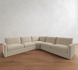 Westwood Slim Arm 3-Piece L-Shaped Wedge Sectional (125")