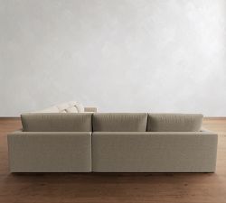 Westwood Square Arm Deep Seat 3-Piece L-Shaped Wedge Sectional (133"&ndash;143")