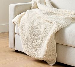 Open Box: Cozy Alpaca Faux Fur Throw, 50" x 60" - Ivory
