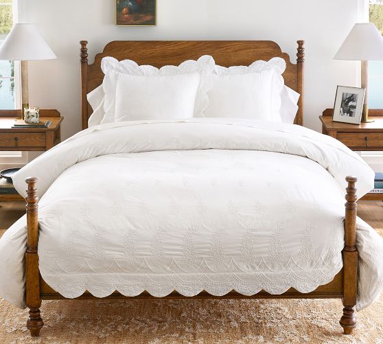 Heirloom Embroidered Duvet Cover by Pottery Barn