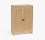 Modern Farmhouse Cane Entry Cabinet (25")