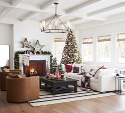 Candy Striped Glass Tree Cloches