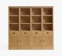 Aubrey Storage Shelf with Cabinets (76")