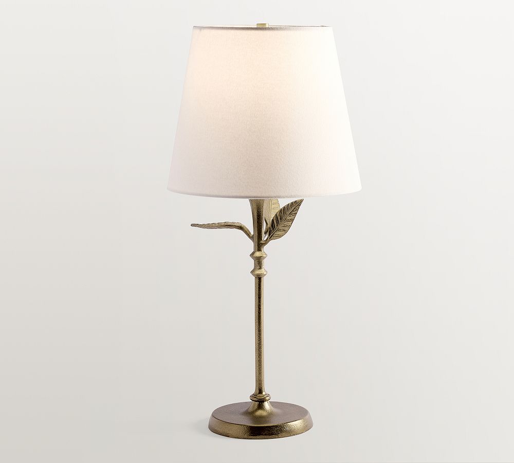 Botanical Forged Iron Table Lamp (21") by Pottery Barn