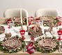 Gingerbread Snowflake Stoneware Appetizer Plates - Set of 4