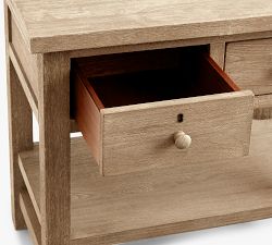 Farmhouse 2-Drawer Nightstand (28.5")