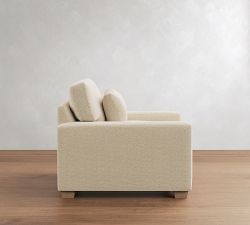 PB Comfort Modern Square Arm Deep Seat Chair