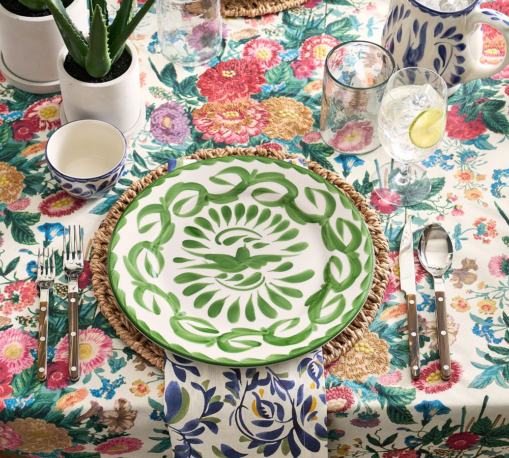 Puebla Porcelain Charger Plates - Set of 4 by Pottery Barn