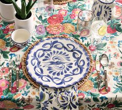 Puebla Porcelain Charger Plates - Set of 4