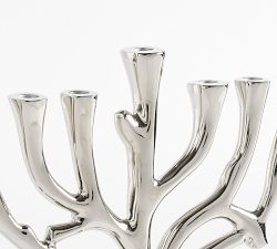 Silver Tree Menorah