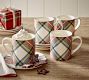 Stewart Plaid Stoneware Mugs - Set of 4