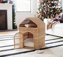 Wicker Handwoven Rattan Pet House