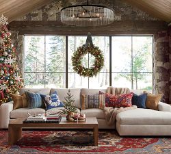 Windham Recycled Glass Tile Round Chandelier (42")