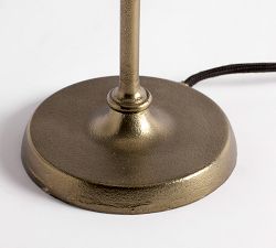 Botanical Forged Iron Table Lamp (21")