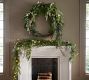 Faux Lit Oversized Avant-Garde Wreath &amp; Garland