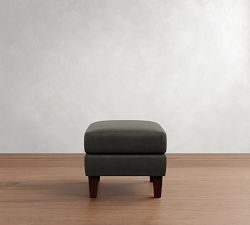 Harlow Leather Ottoman