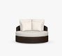 Torrey Wicker Round Swivel Outdoor Daybed