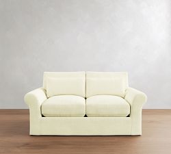 PB Comfort Modern Roll Arm Deep Seat Slipcovered Sofa (67"-122")