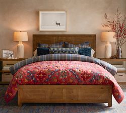 Reclaimed Parquet Bed