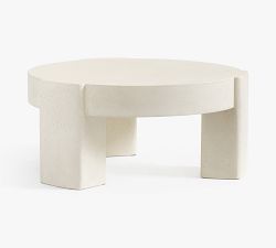 Rockwell Round Concrete Coffee Table (38")