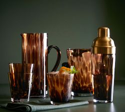 Tortoise Glass Cocktail Shaker