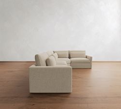 Westwood Slim Arm Deep Seat 3-Piece Wedge Sectional (130")