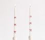 Bow Taper Candle - Set of 2