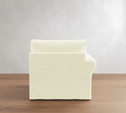 Build Your Own PB Comfort Modern Roll Arm Deep Seat Slipcovered Sectional