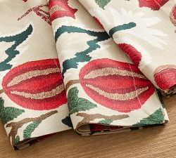 Celine Embroidered Cotton Napkins - Set of 4