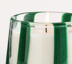 Striped Cocktail Candles