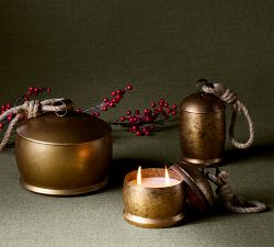 St. Jude Vintage Bell Candle - Winter Spruce