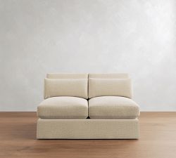 PB Comfort Modern Deep Square Arm Sectional Component Replacement Slipcovers