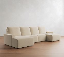 Larkspur Power Reclining Double Chaise Sectional (146"-172")