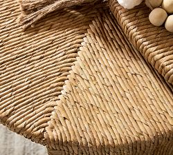 Malibu Round Woven Nesting Coffee Tables