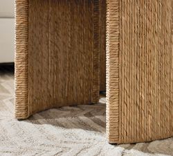 Malibu Round Woven Nesting Coffee Tables