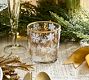 Snowflake Decal Cocktail Glasses - Set of 4