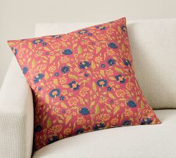 Lyla Floral Reversible Embroidered Pillow