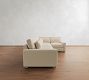 PB Comfort Modern Square Arm Deep Seat 3-Piece Sectional (110")