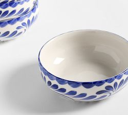 Puebla Porcelain Soup Bowls - Set of 4
