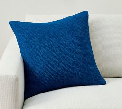 Textured Solid Slub Pillow Cover