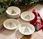 Christmas in the Country Stoneware Appetizer Plates - Set of 8