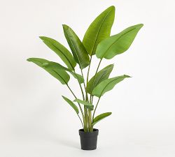 Faux Banana Leaf Tree